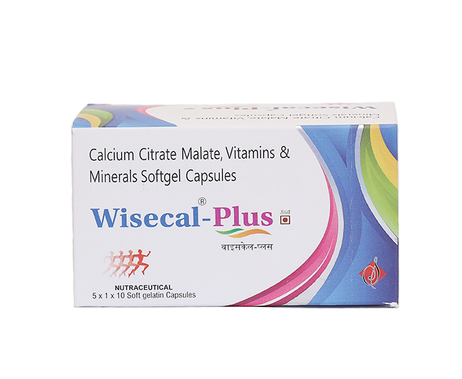 WISECAL-PLUS Softgel Caps - Calcium Supplement for Strong Bone.