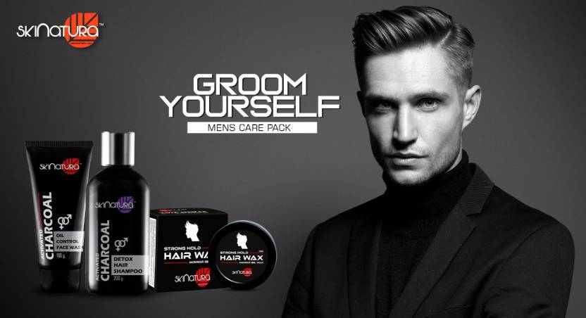 Buy Skinatura Groom Yourself Mens Care Pack Charcoal Face Wash