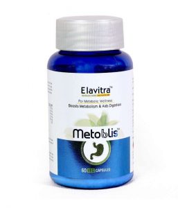 Elavitra METOBLIS – Ayurvedic Herbal Formula For Healthy Metabolism Support (60 Vegetarian Capsules)