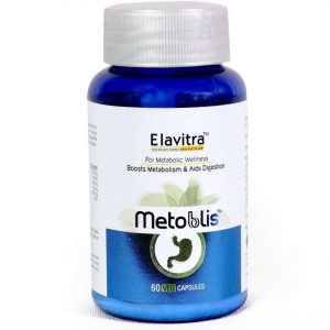 Elavitra METOBLIS – Ayurvedic Herbal Formula For Healthy Metabolism Support (60 Vegetarian Capsules)