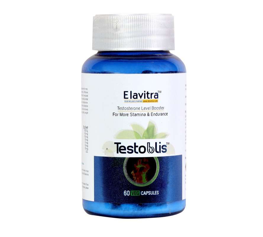 Elavitra TESTOBLIS – Natural Testosterone Booster for Men
